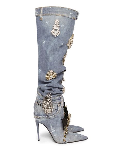 dolce and gabbana jean boots